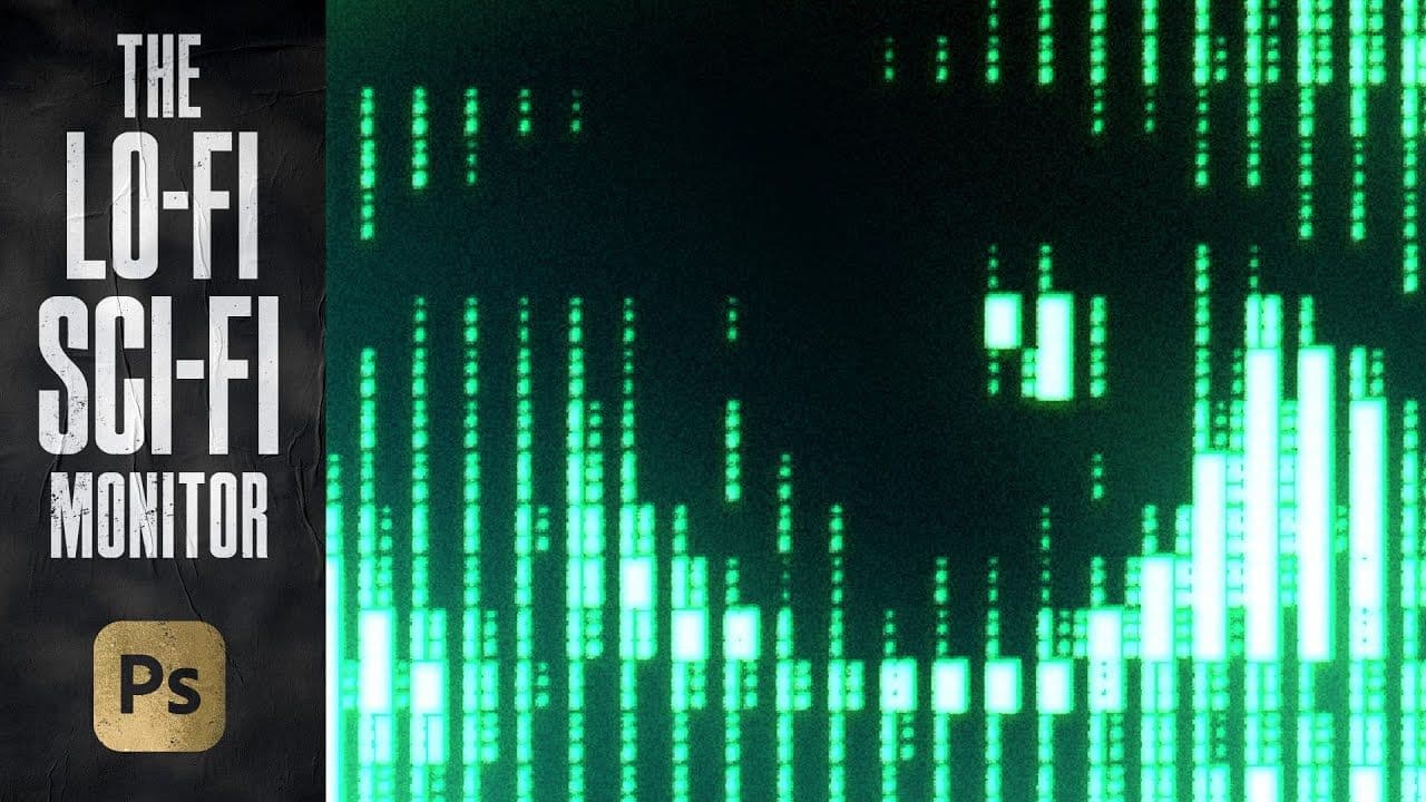 Texturelabs // Analog Retro-Futuristic Monitor in Photoshop! image