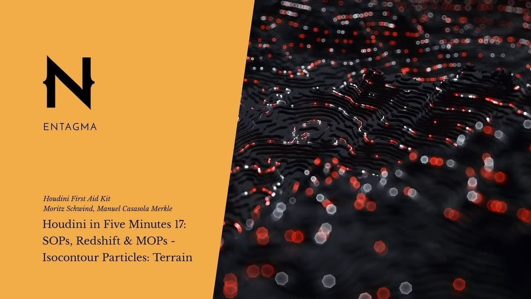 Houdini In Five Minutes 17: SOPs, Redshift & MOPs - Isocontours: Setting Up The Terrain