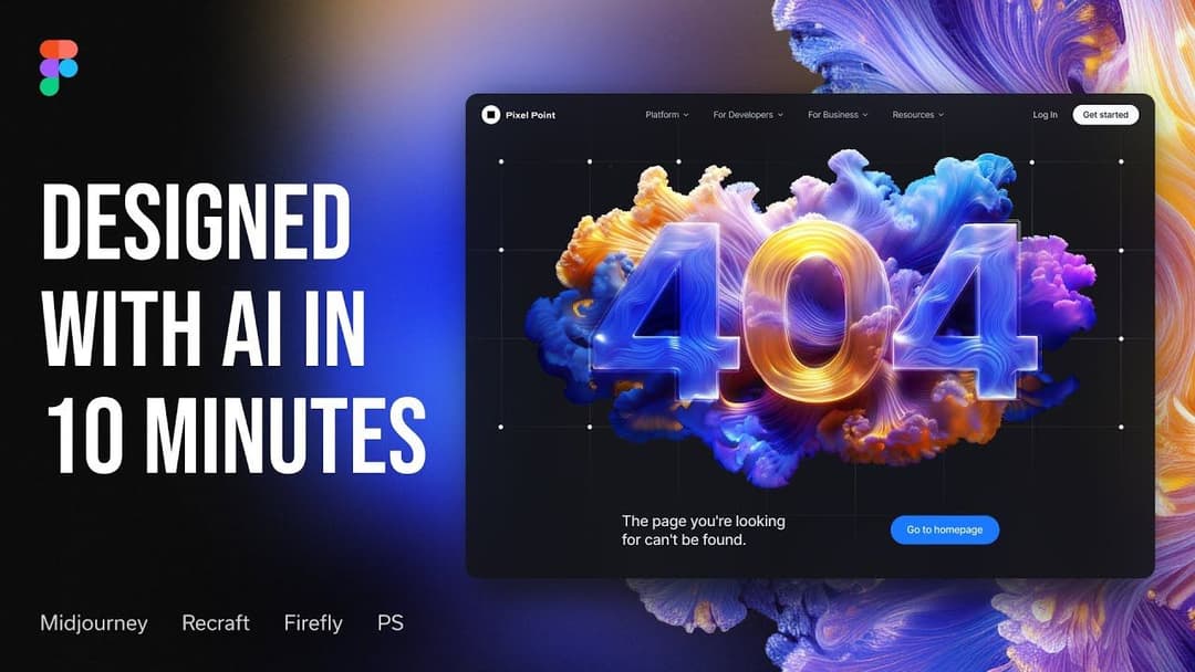 I Used 4 AI Tools To Design This 404 Page In 10 Minutes