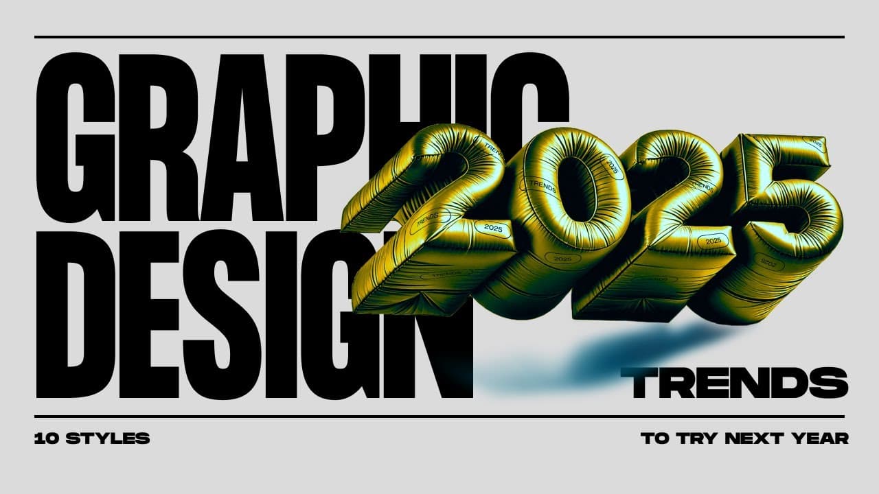 2025 Graphic Design Trends - Top 10 Styles Broken Down image
